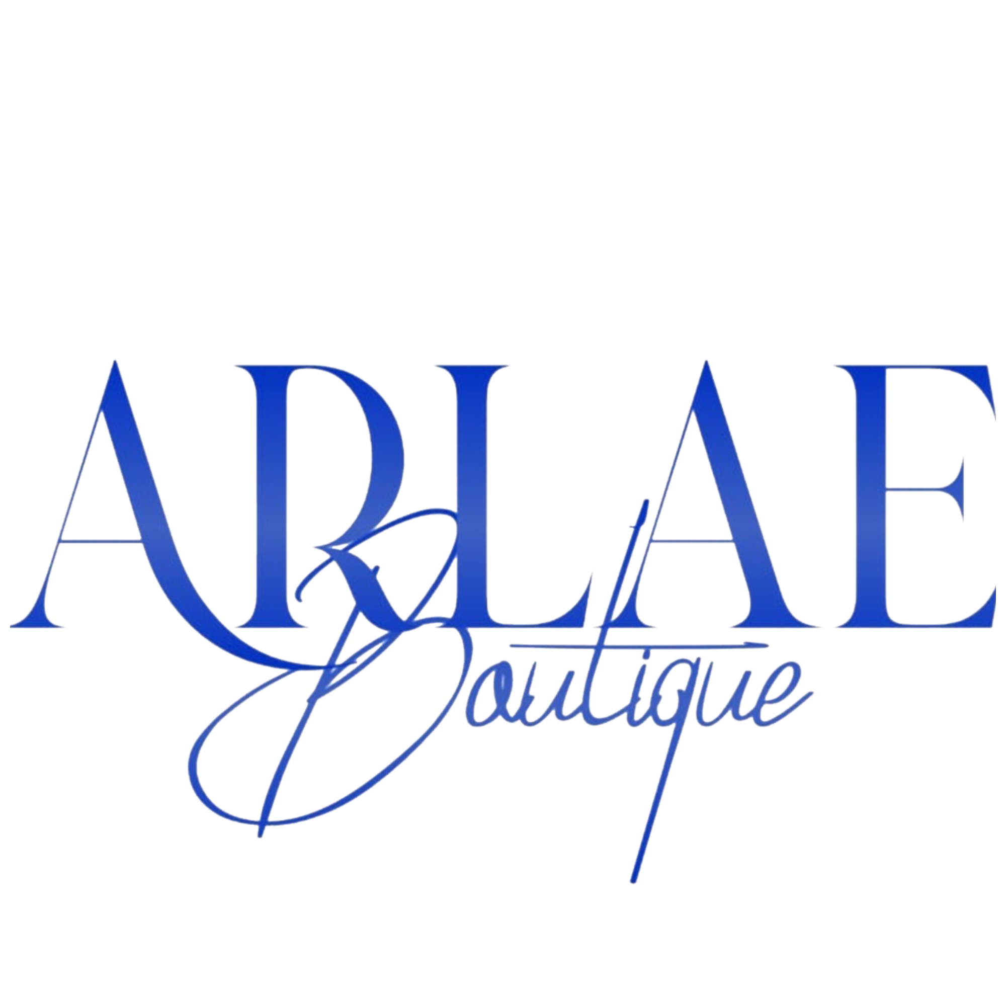 Blue 'Arlae Boutique' logo