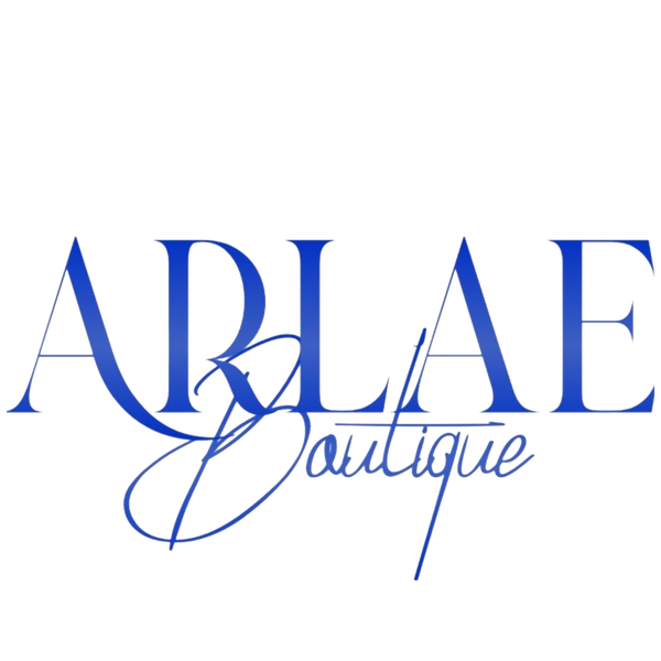 Blue 'Arlae Boutique' logo
